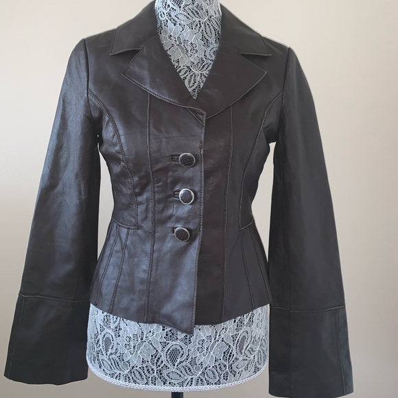 Arden B Jackets & Blazers - Arden B. brown leather jacket size XS